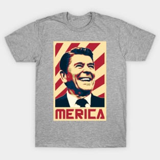 Reagan Merica Retro Propaganda T-Shirt